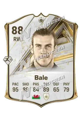 Gareth Bale, Base Icon card, rated 88