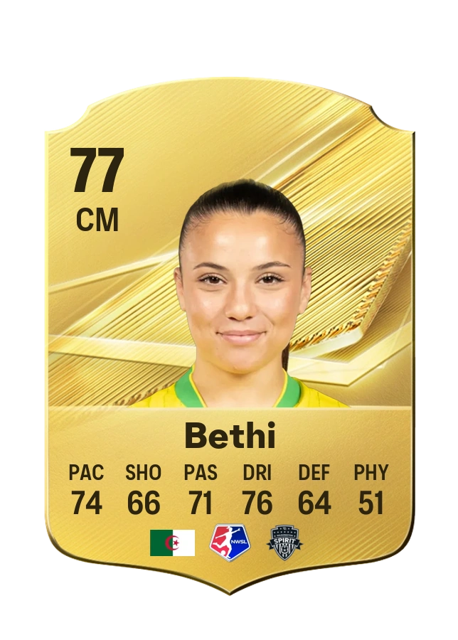 Mélissa Bethi, Common kartı, reyting 77