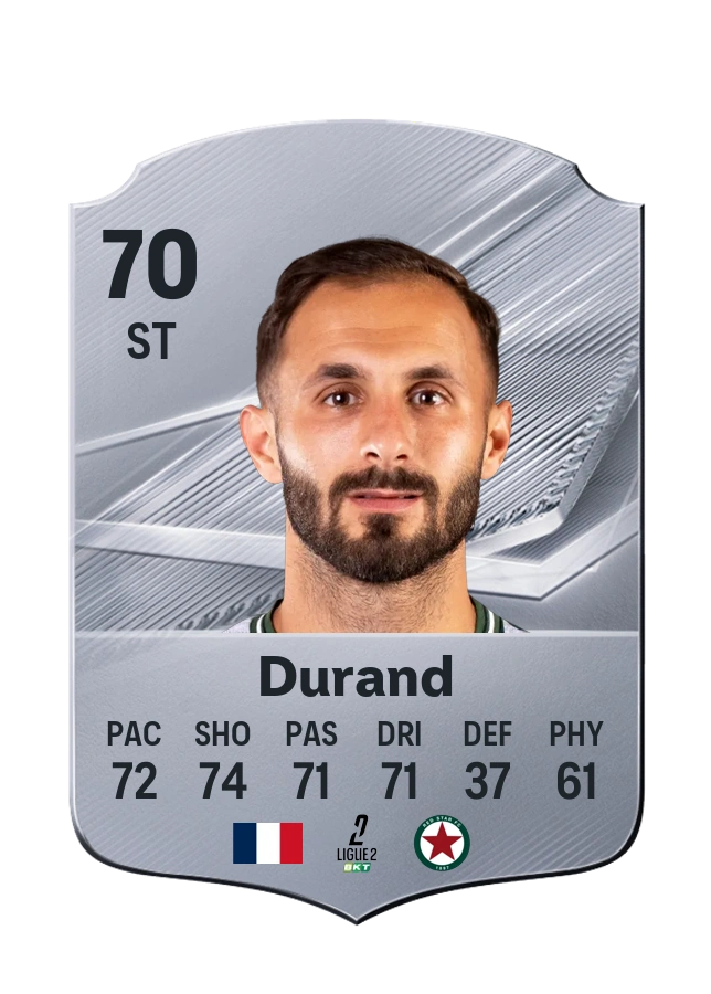 Carta Common di Damien Durand, valutazione 70