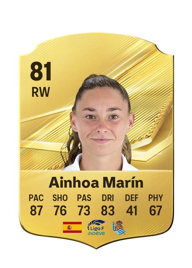 Ainhoa Marín, Common card, rated 81