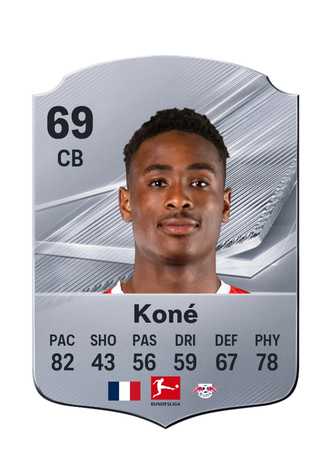 Abdoul Koné, Common card, rated 69