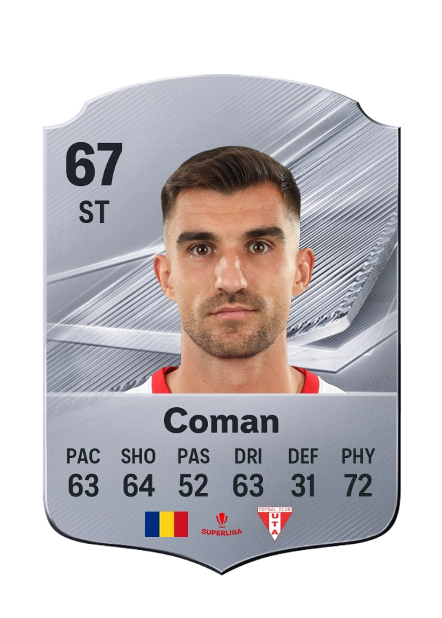 Carte Common de Marius Coman, note 67