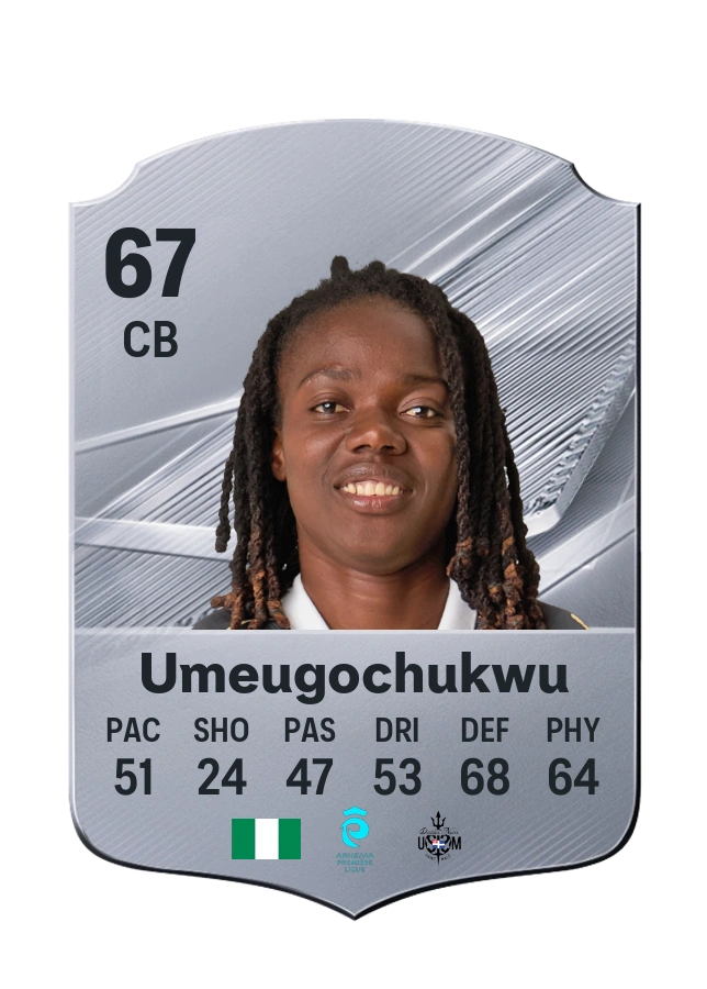 Maureen Umeugochukwu, Common card, rated 67