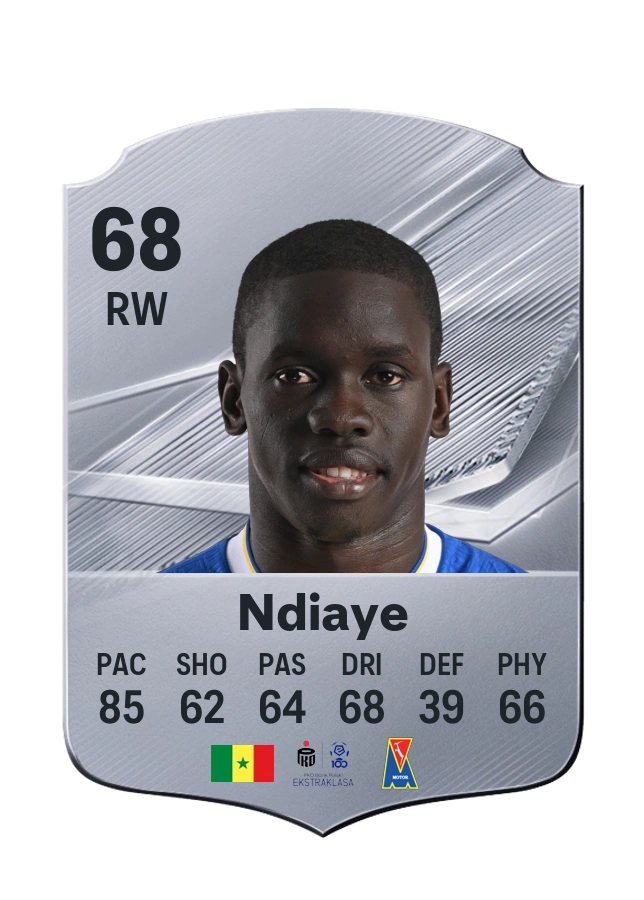 Mbaye Ndiaye, Common card, rated 68