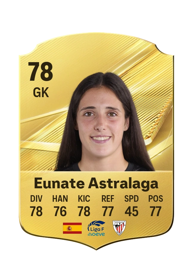 Eunate Astralaga، بطاقة Common، بتقييم 78
