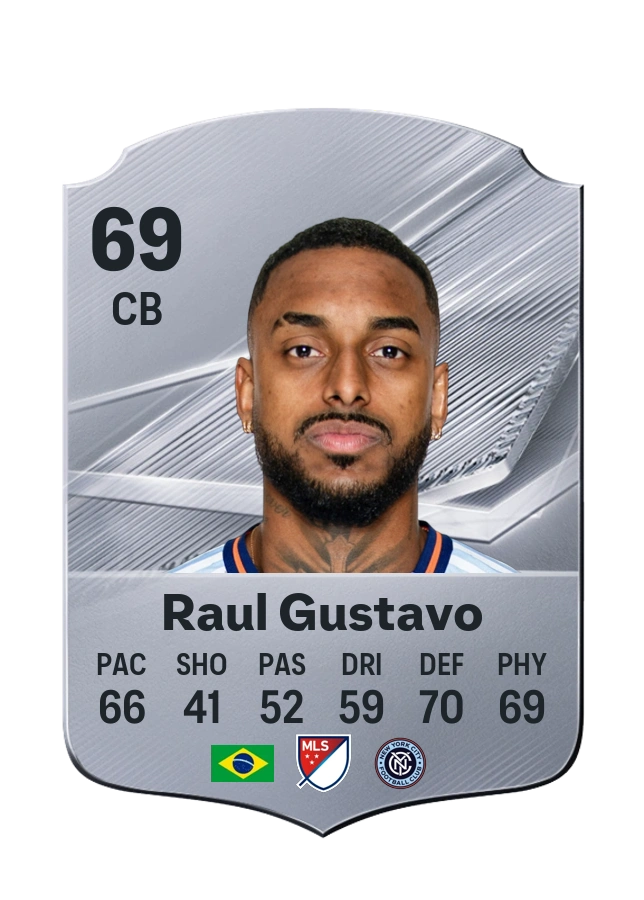 Raul Gustavo، بطاقة Common، بتقييم 69