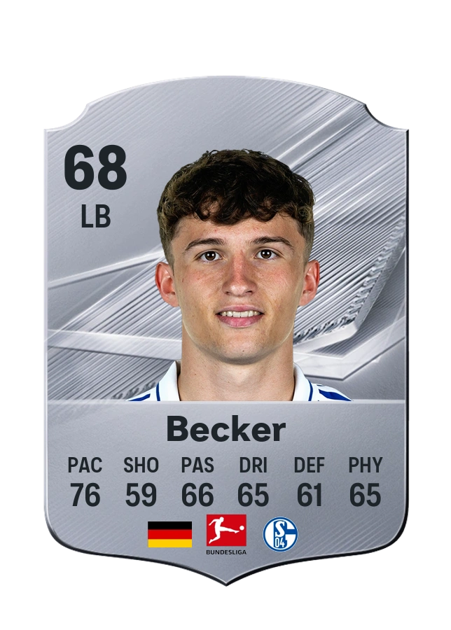 Vitalie Becker, Common card, rated 68