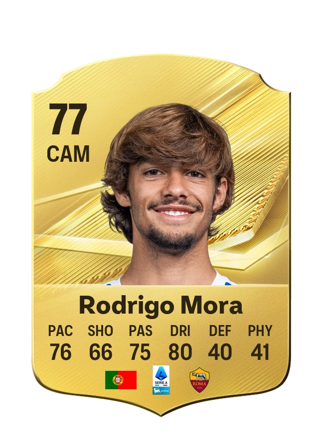 Common-Karte von Rodrigo Mora, Wertung 77