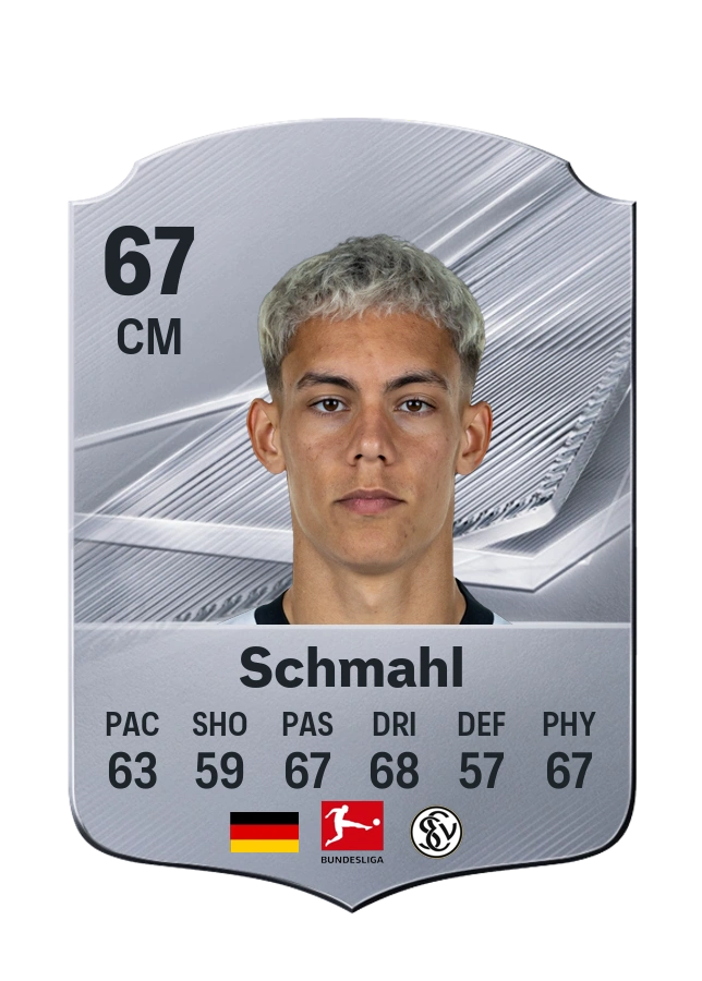 Frederik Schmahl, Common card, rated 67