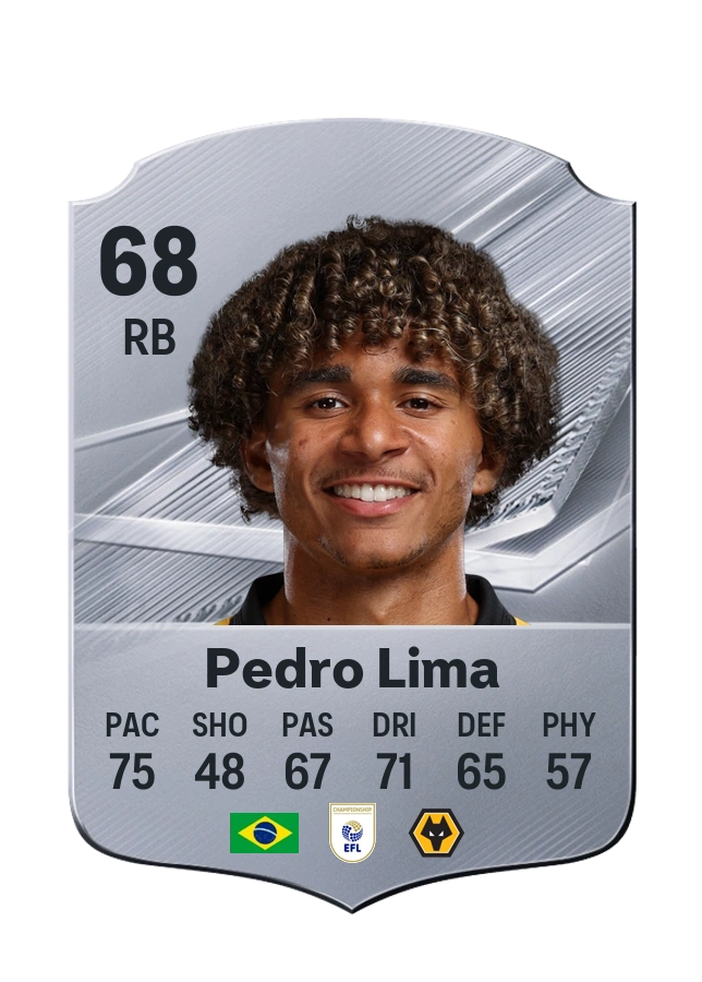 Pedro Lima, Common card, rated 68