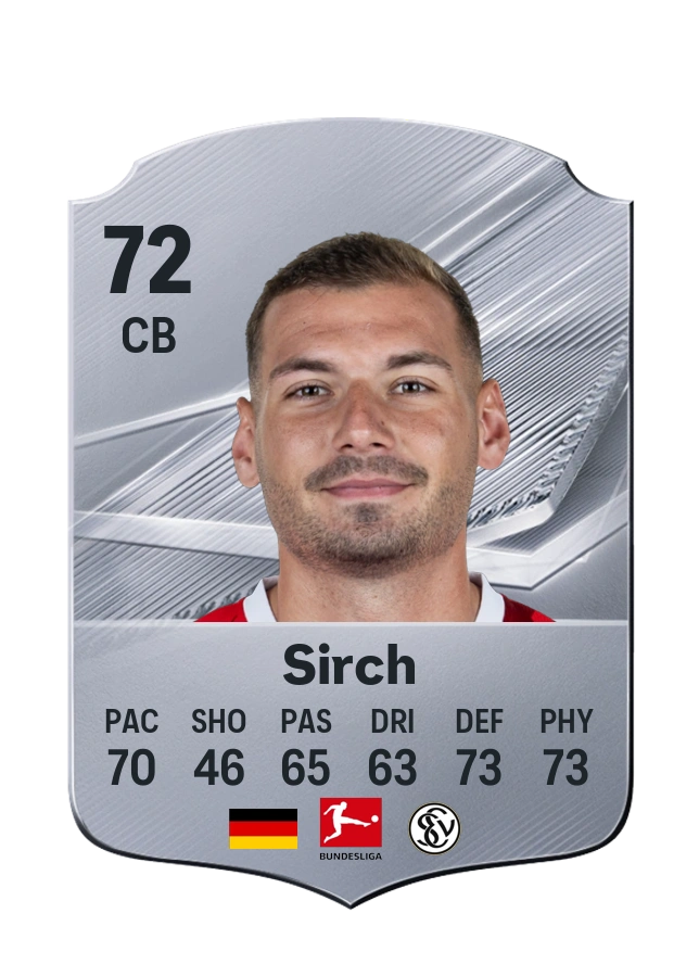 Luca Sirch, Common card, rated 72