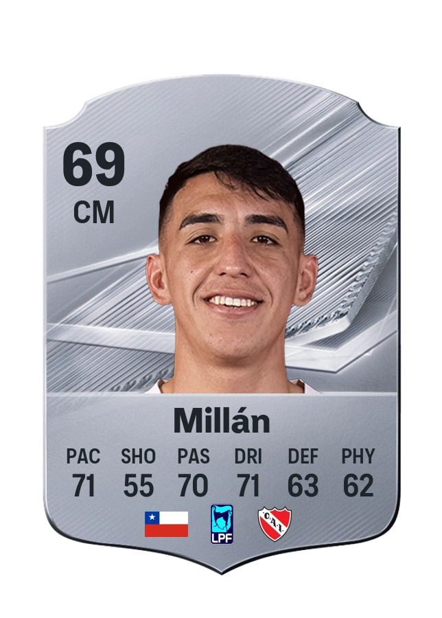 Lautaro Millán, Common card, rated 69
