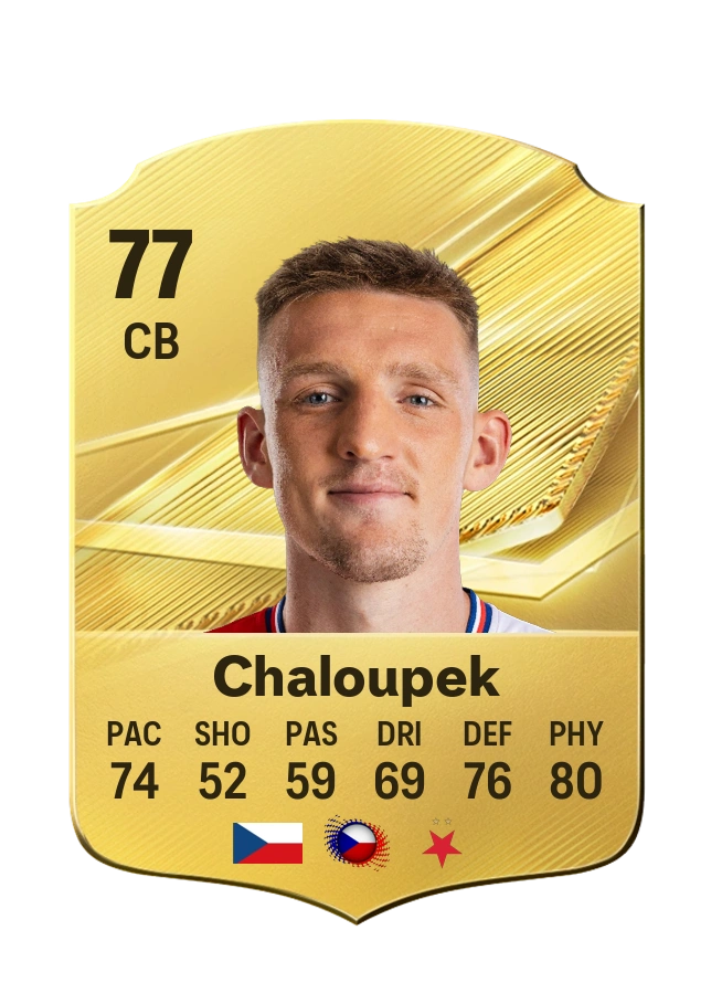 Štěpán Chaloupek, Common card, rated 77
