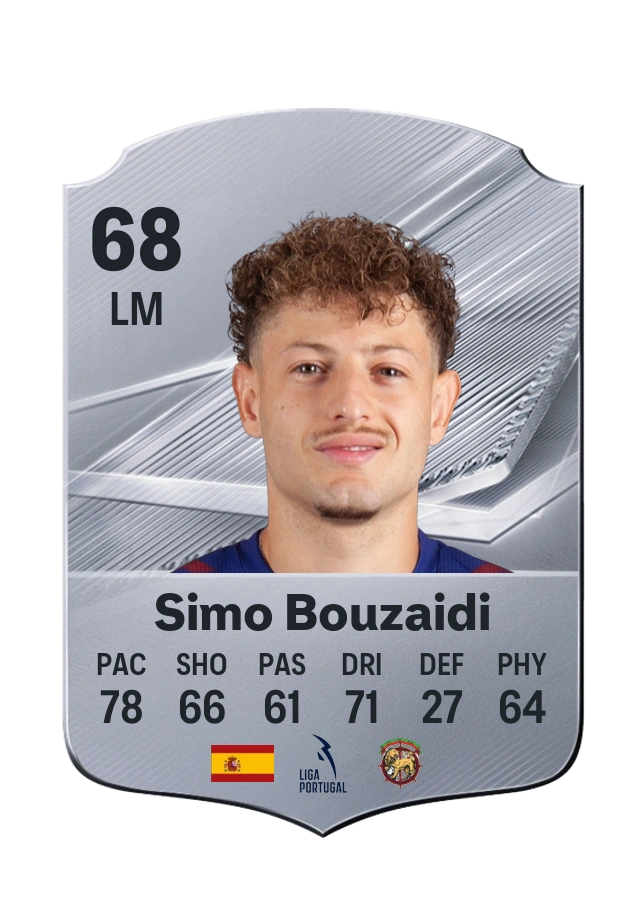 Simo Bouzaidi، بطاقة Common، بتقييم 68