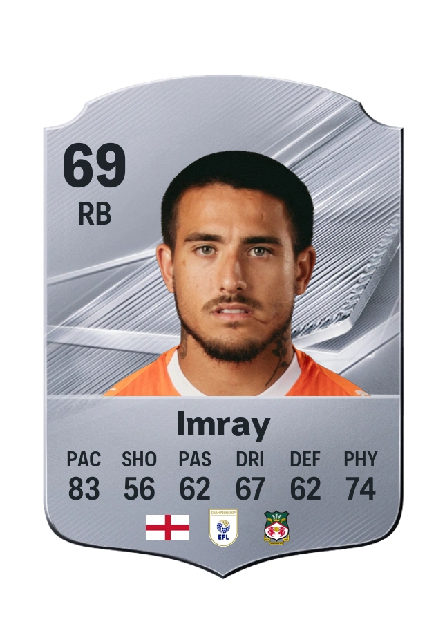 Danny Imray, Common-kaart, rating 69
