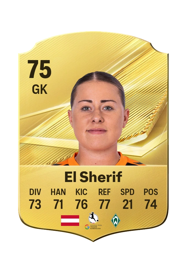 Mariella El Sherif، بطاقة Common، بتقييم 75