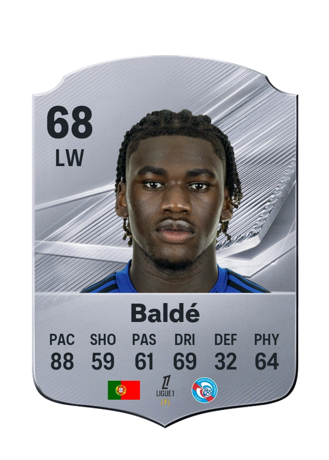 Fábio Baldé, Common card, rated 68