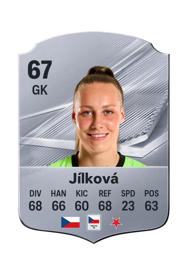 Vanesa Jílková, karta Common, ocena 67