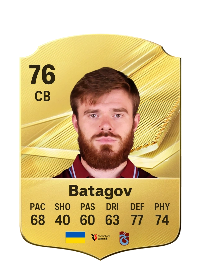 Arseniy Batagov, Common card, rated 76