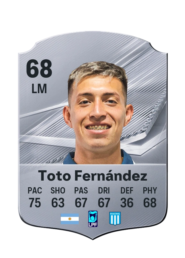 Toto Fernández, Common kartı, reyting 68