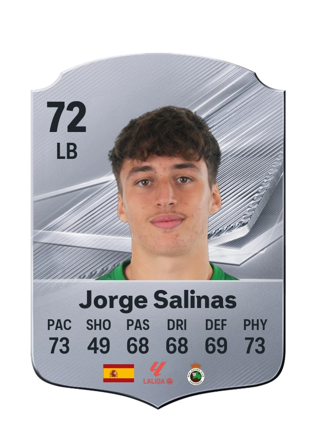 Jorge Salinas, Common card, rated 72