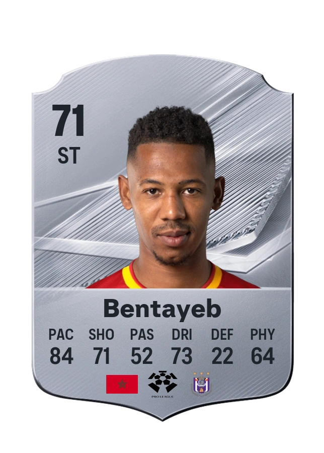 Tawfik Bentayeb, Common card, rated 71