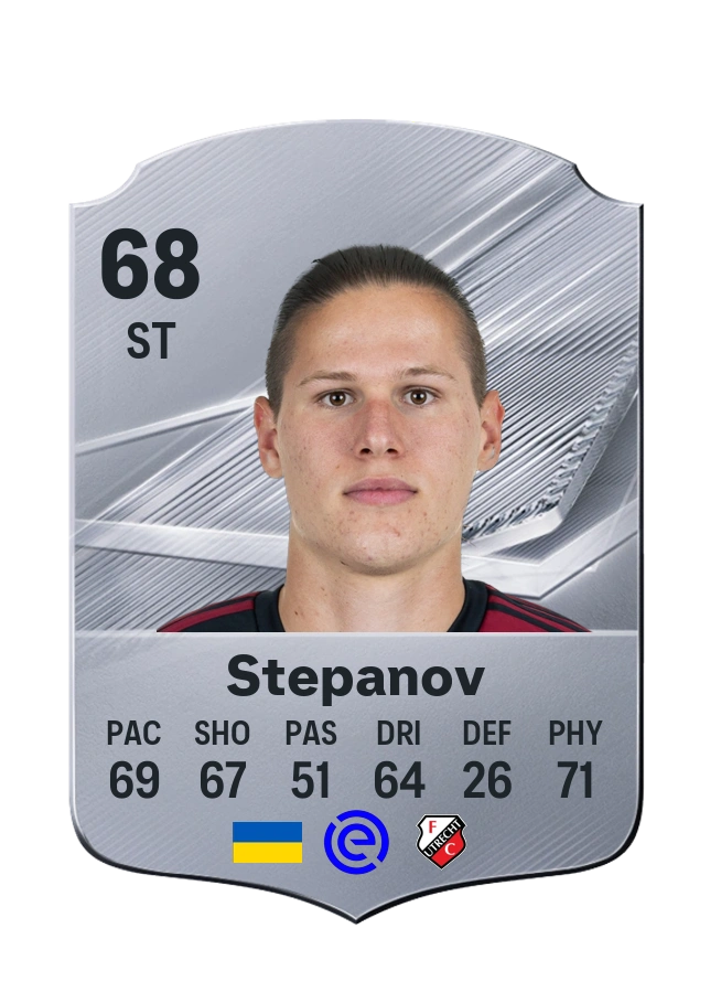 Artem Stepanov, Common card, rated 68