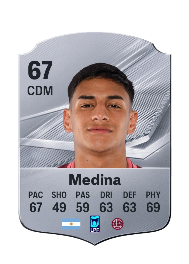 Agustín Medina, Common kartı, reyting 67