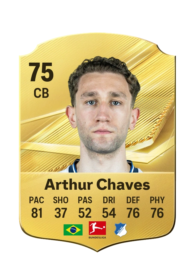 Arthur Chaves, karta Common, ocena 75
