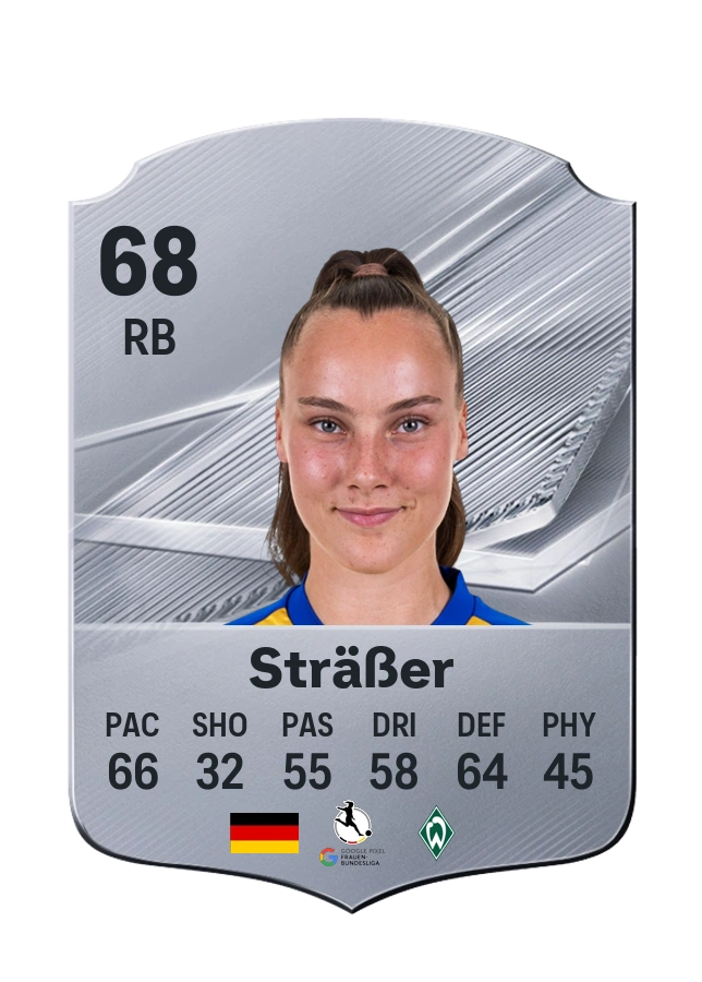Felicia Sträßer, Common card, rated 68