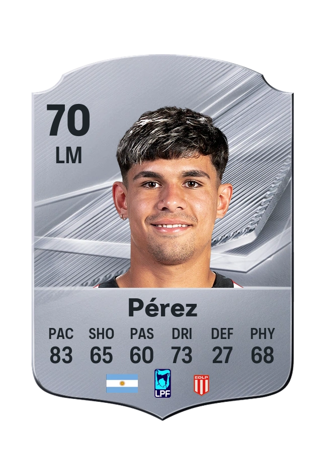 Fabricio Pérez, Common card, rated 70