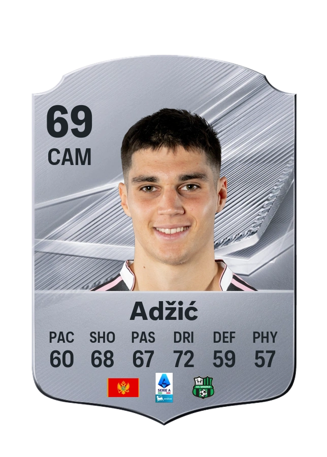 Vasilije Adžić, Common card, rated 69