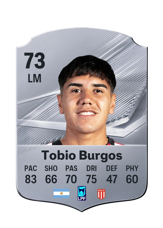 Joaquín Tobio Burgos، بطاقة Common، بتقييم 73