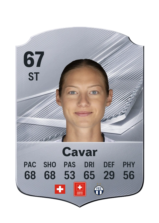 Martina Cavar, Common card, rated 67