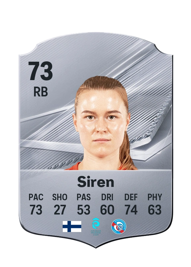 Emmi Siren, Common card, rated 73