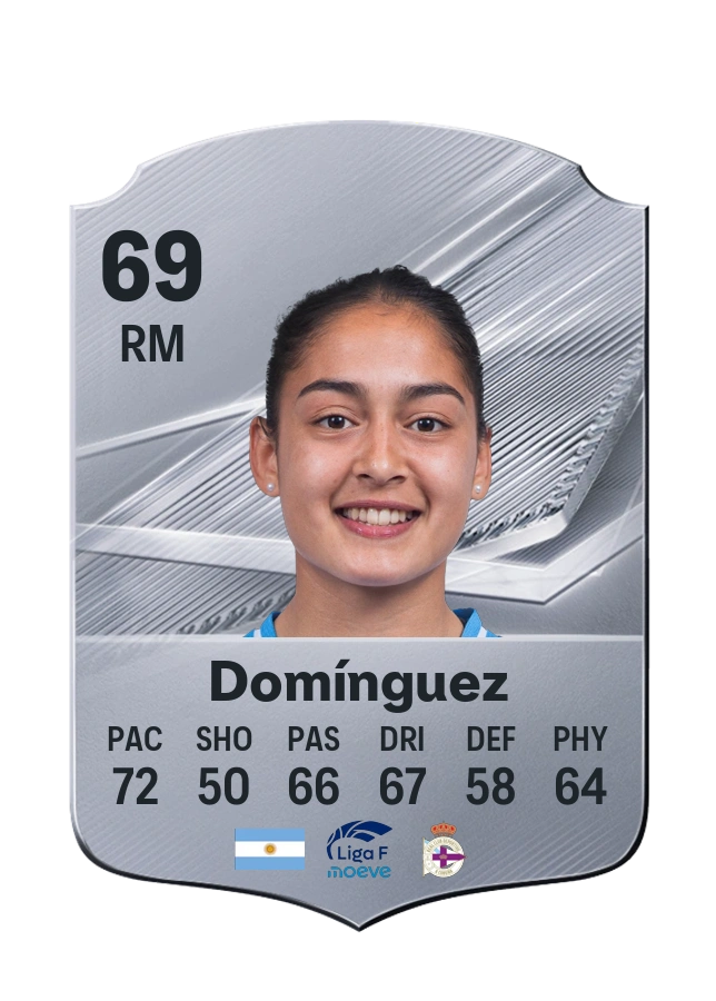 Sofía Domínguez, Common card, rated 69