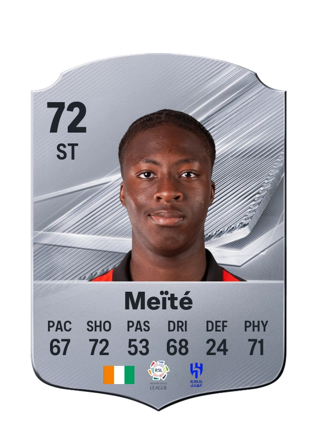 Mohamed Kader Meïté, Common card, rated 72