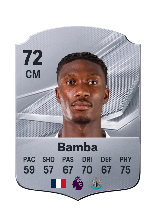Aladji Bamba, Common card, rated 72