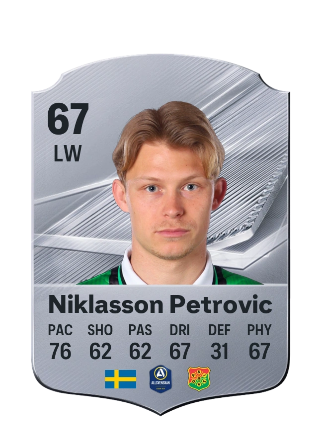 Carta Common di Rasmus Niklasson Petrovic, valutazione 67