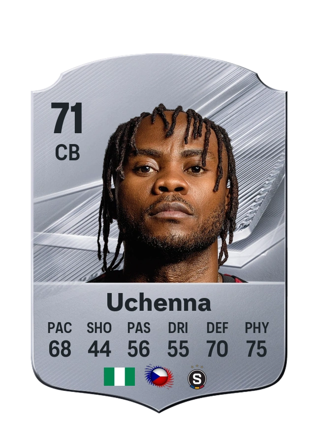 Emmanuel Uchenna, Common card, rated 71