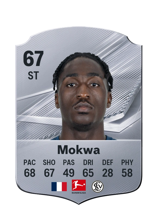 Carta Common di David Mokwa, valutazione 67