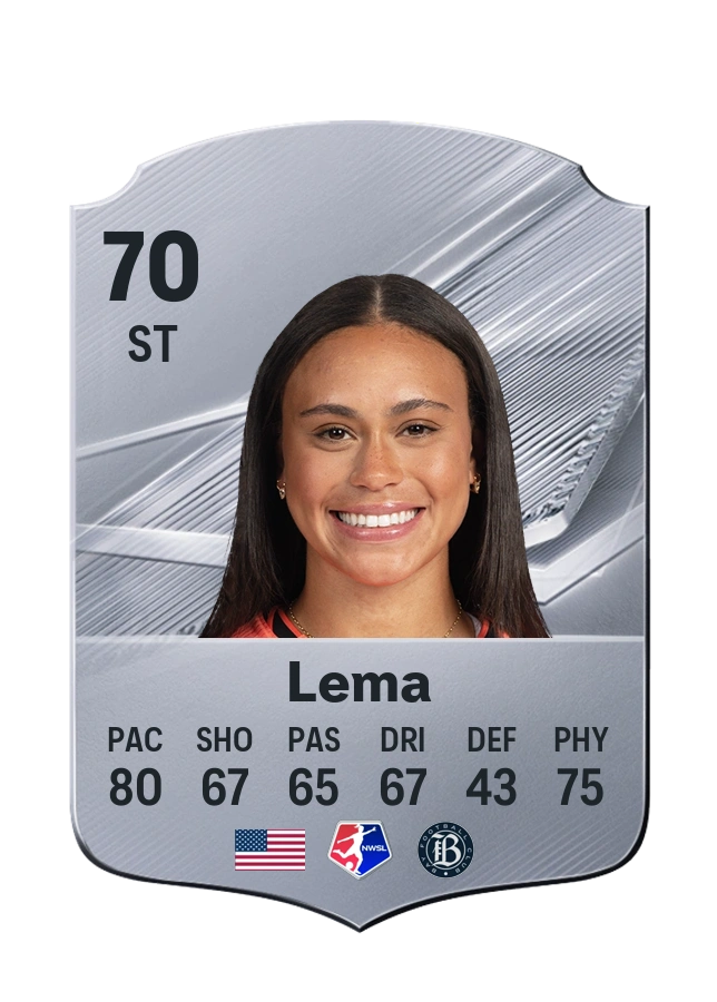 Karlie Lema, Common card, rated 70
