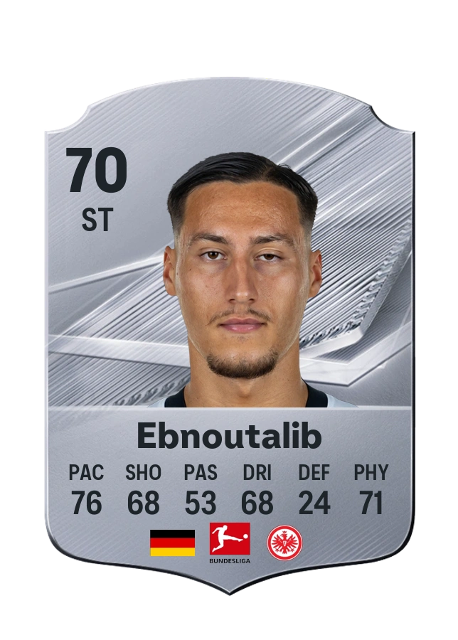 Younes Ebnoutalib, Common card, rated 70