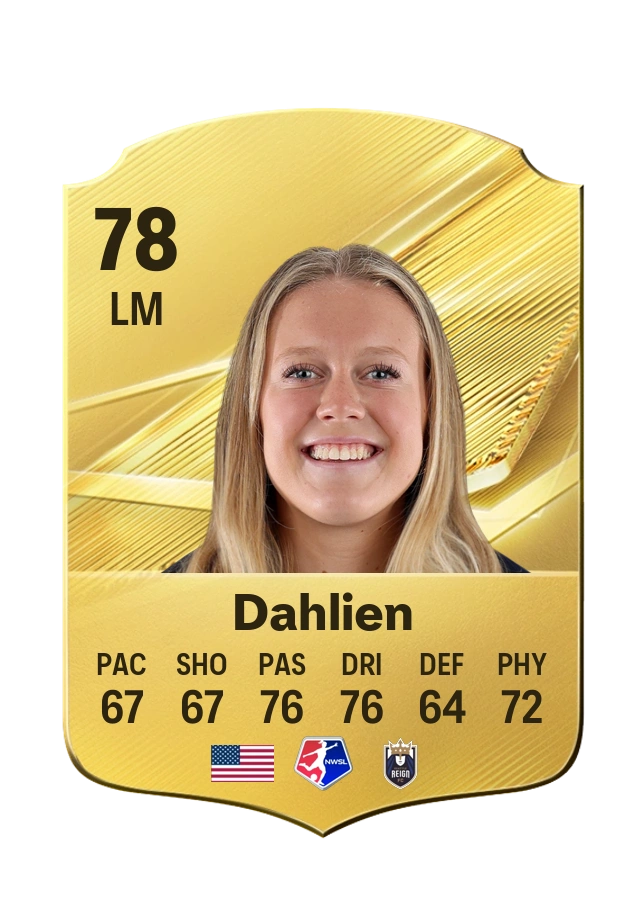 Maddie Dahlien, Common card, rated 78