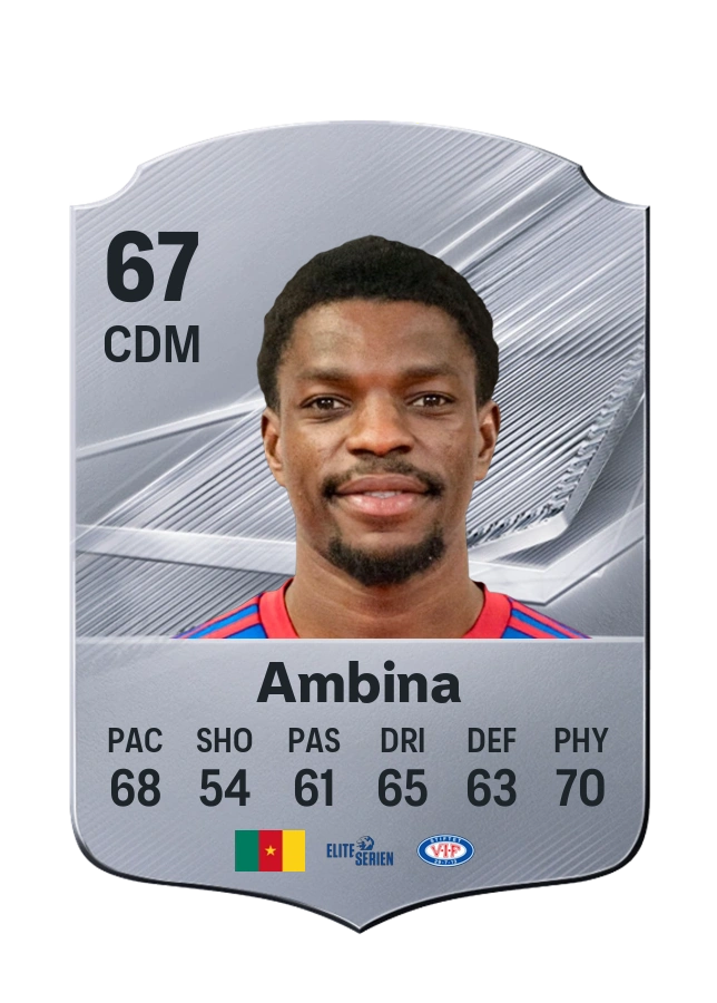 Brice Ambina, Common card, rated 67