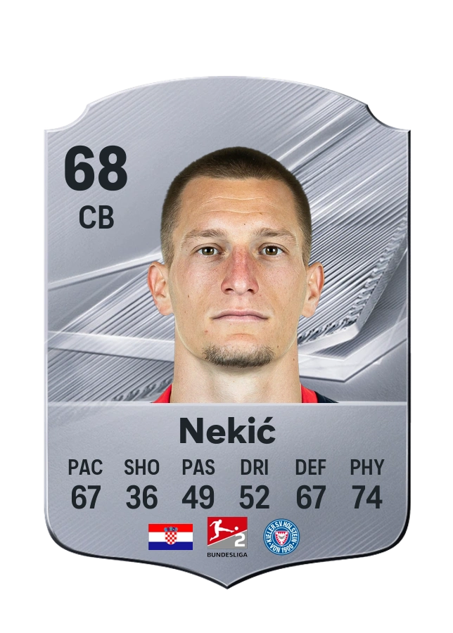 Ivan Nekić, Common card, rated 68