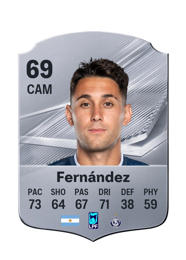 Matías Fernández, Common-kaart, rating 69
