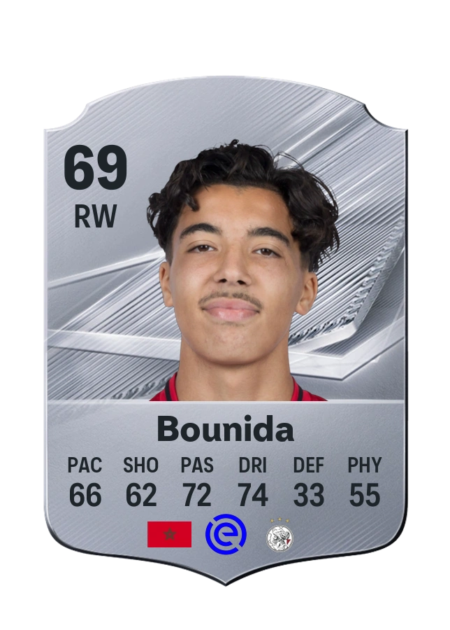 Rayane Bounida, Common-kaart, rating 69