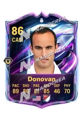 Landon Donovan, Base Hero card, rated 86