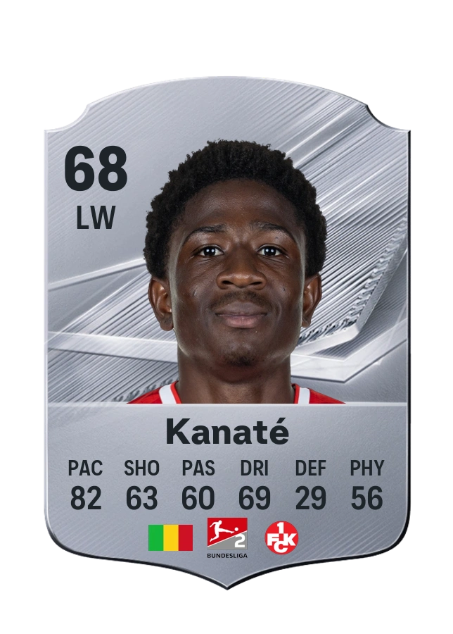 Carte Common de Ibrahim Kanaté, note 68